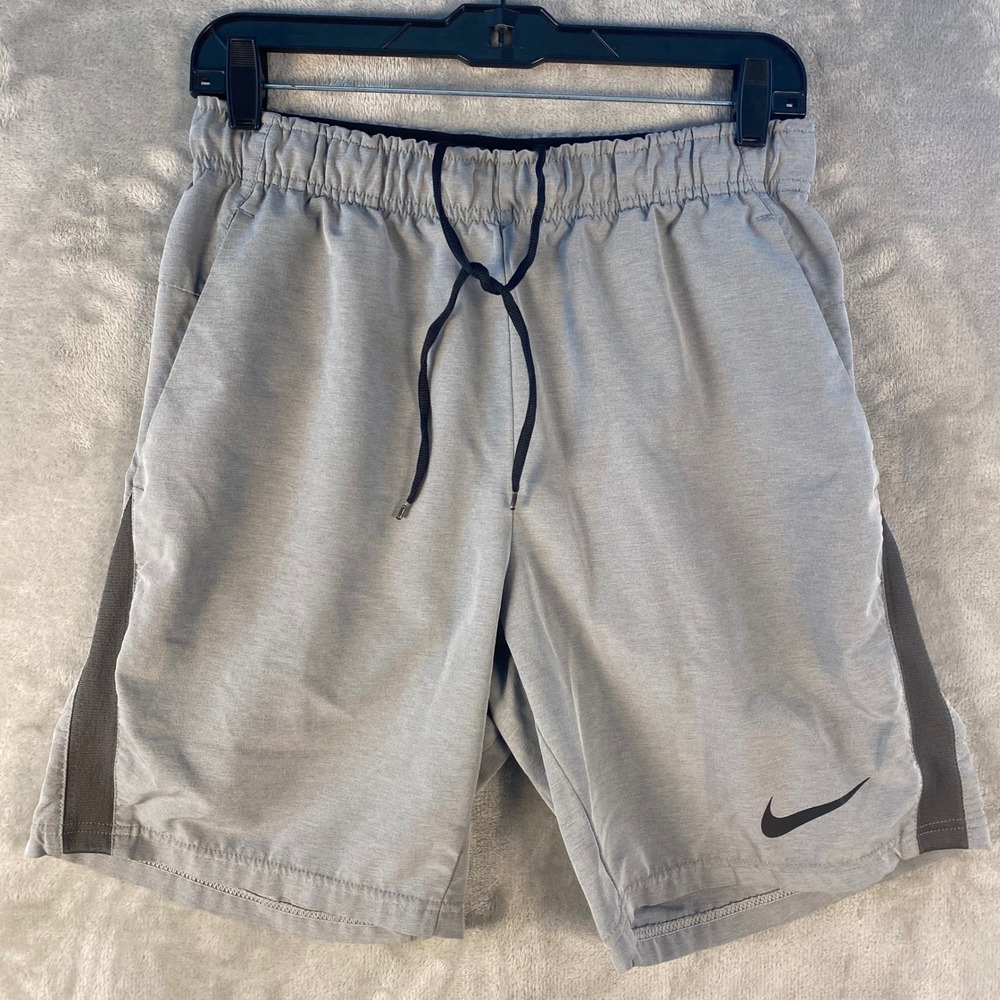Nike Flex Mens Training Shorts Cj1968-068 Size Small Heather Grey Dri Fit